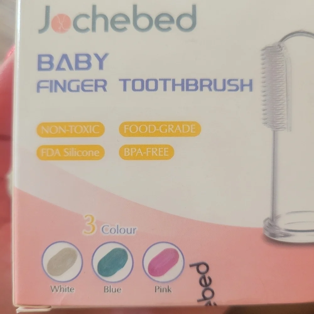 Baby Finger Silicone Toothbrush Set Of 3 With Cases